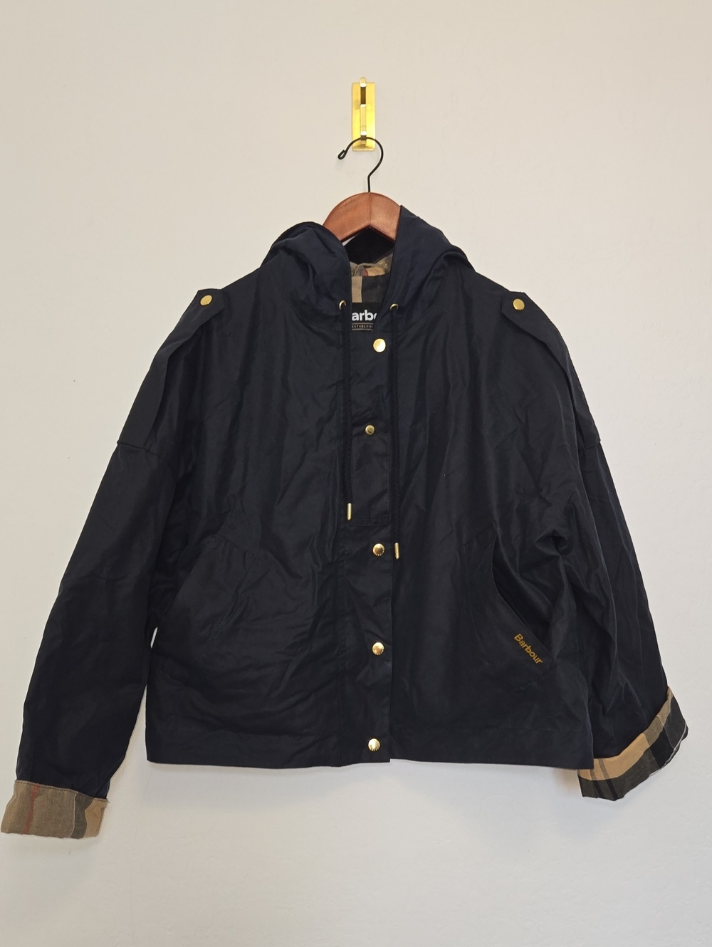 BARBOUR 
Ryedale Waxed Cotton Jacket SZ:8 - Picture 5 of 14